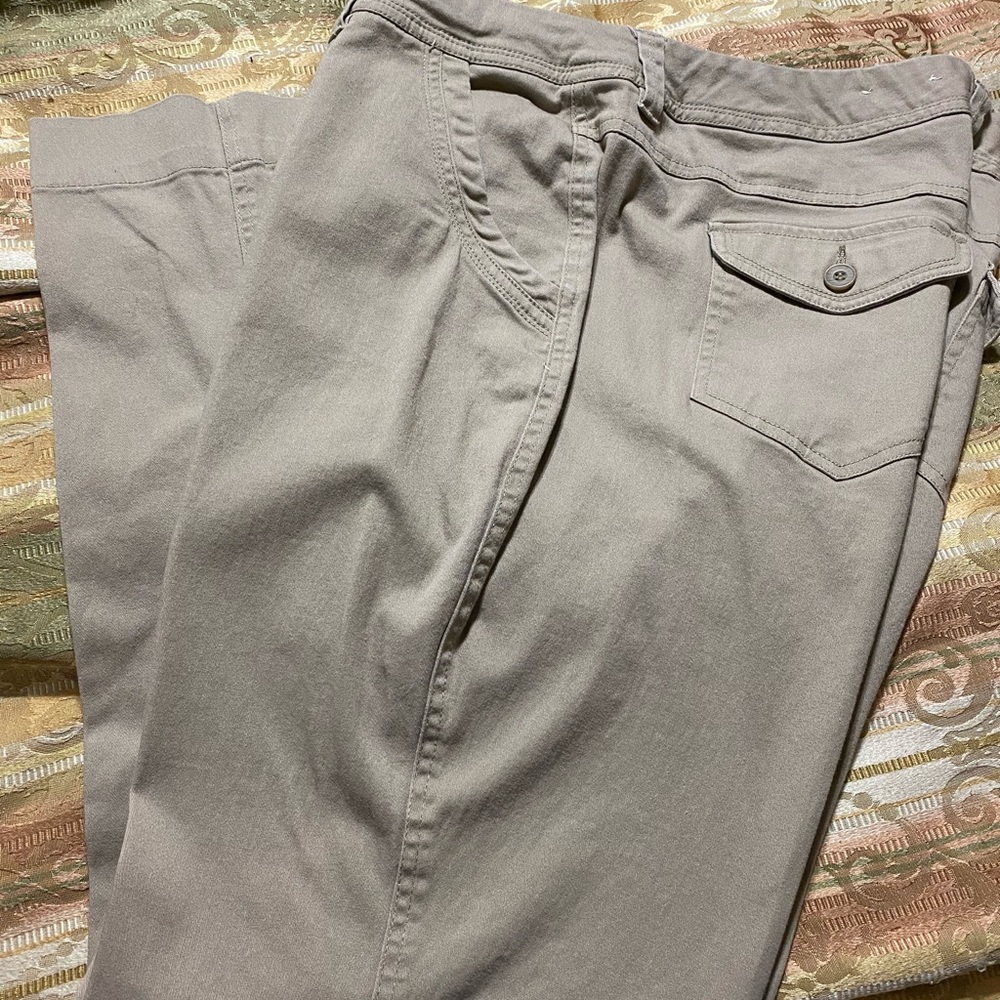 Khaki casual pants